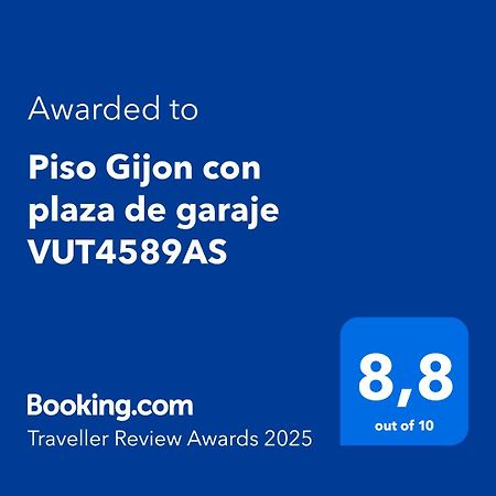 Piso Gijon Con Plaza De Garaje Vut4589As Apartment Bagian luar foto