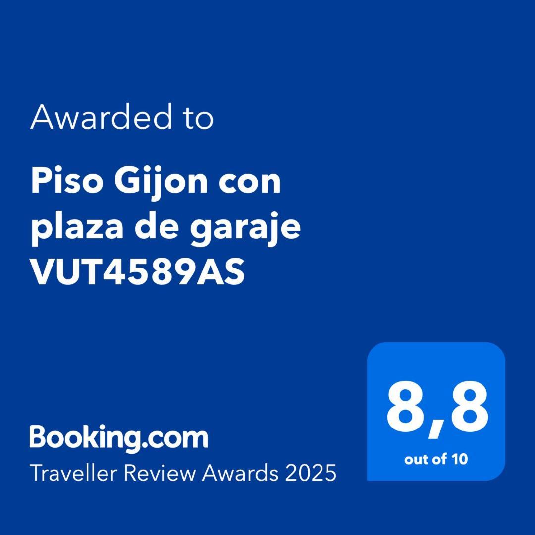 Piso Gijon Con Plaza De Garaje Vut4589As Apartment Bagian luar foto